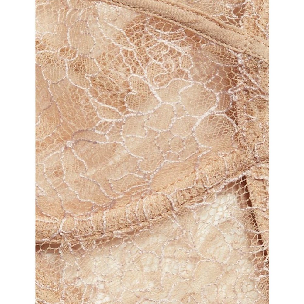 New La Perla Spell On You Lace Underwire Bra 38B 38 B Oak Blush Retail $370 - Picture 2 of 4